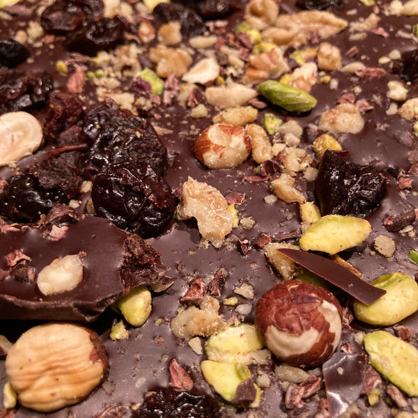 Fruit and Nut Chocolate Bark